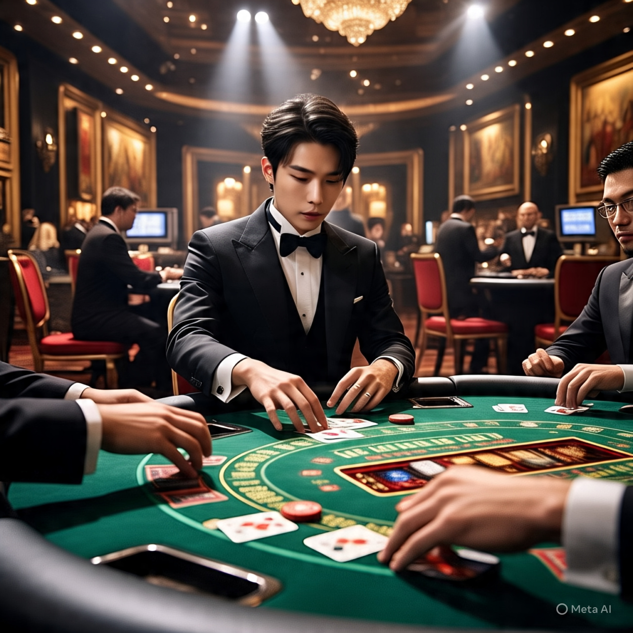 Permainan Baccarat dengan Dealer Asli